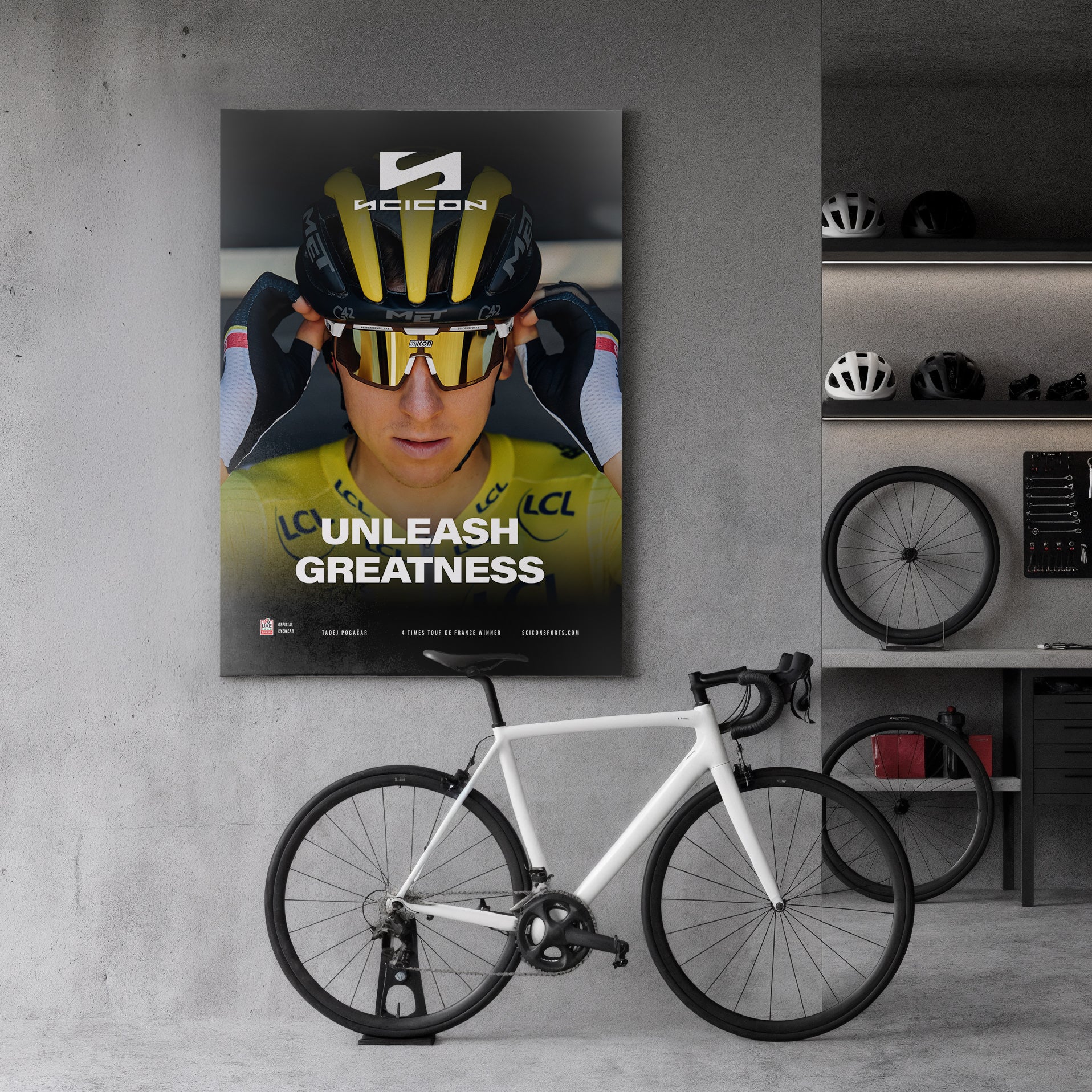FABRIC POSTER POGAČAR TOUR DE FRANCE 21
