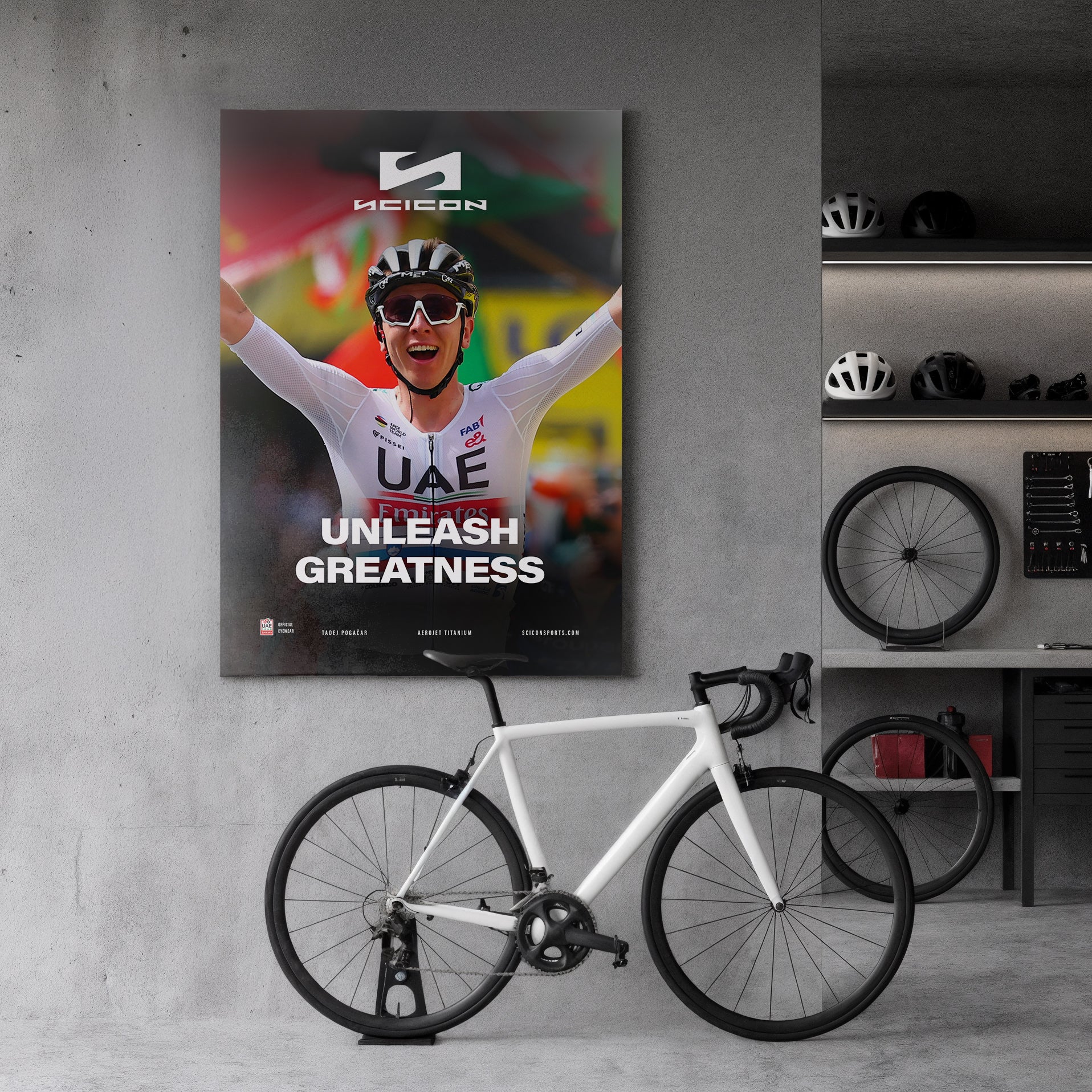 FABRIC POSTER POGAČAR TOUR DE FRANCE 24