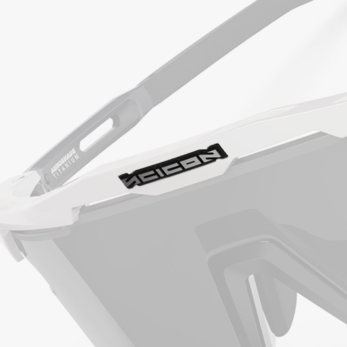 AEROSHADE 2.0 TITANIUM METAL FRAME EMBLEM