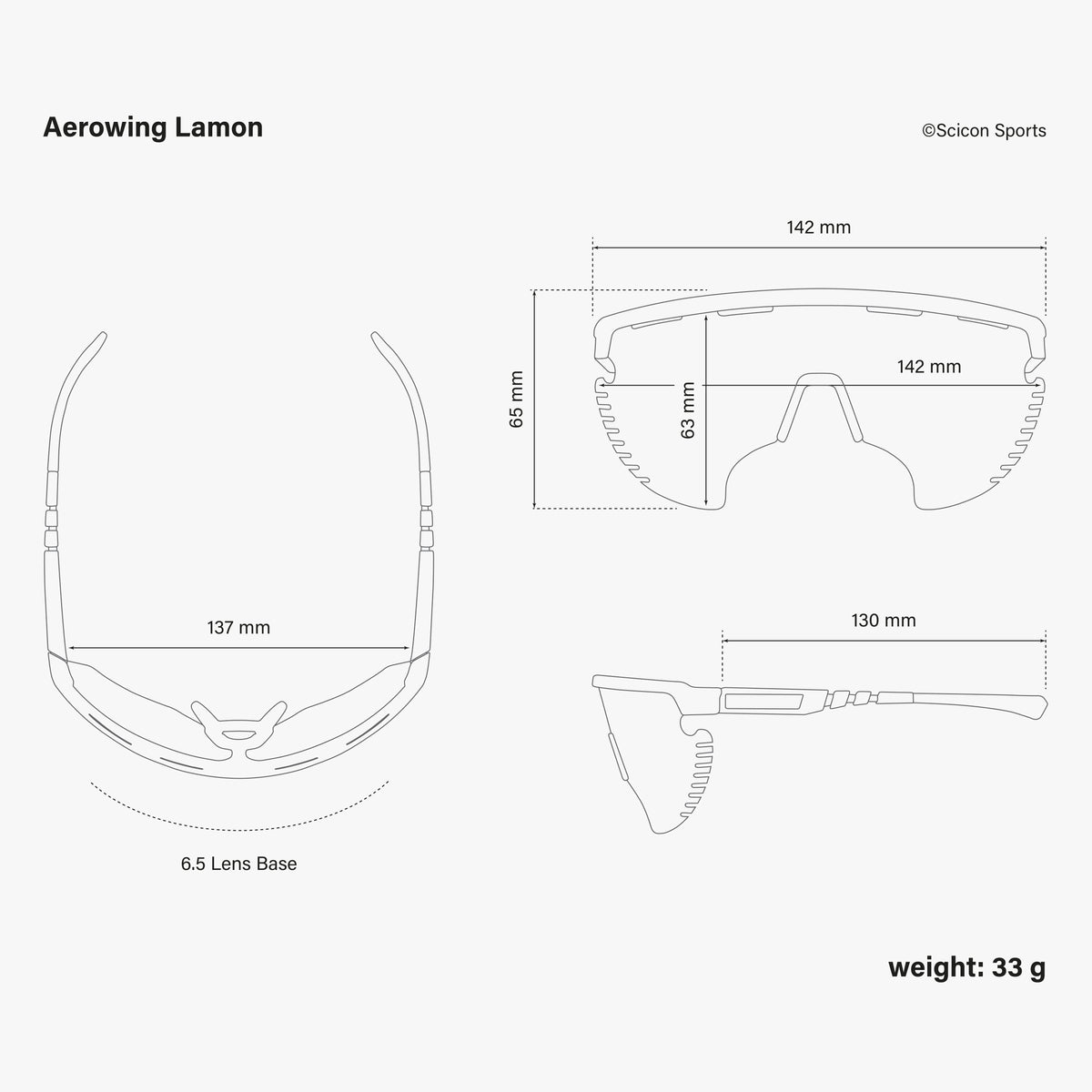 aerowing lamon dimensions