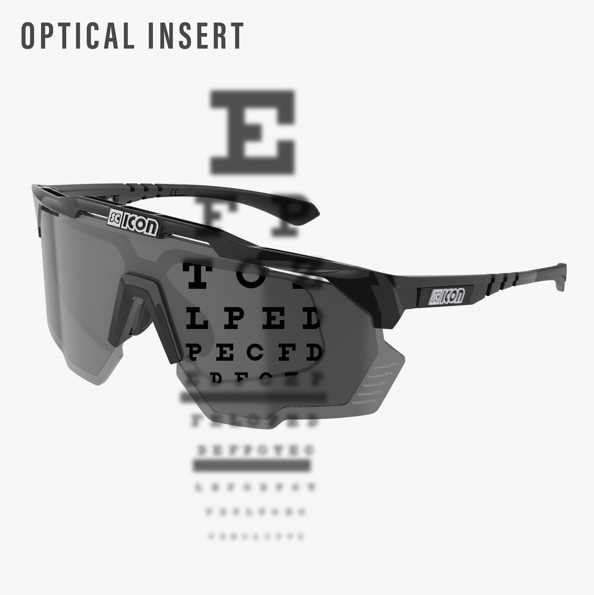 Black/Smoke Aeroshade Kunken RX Sport Prescription Sunglasses | Scicon ...