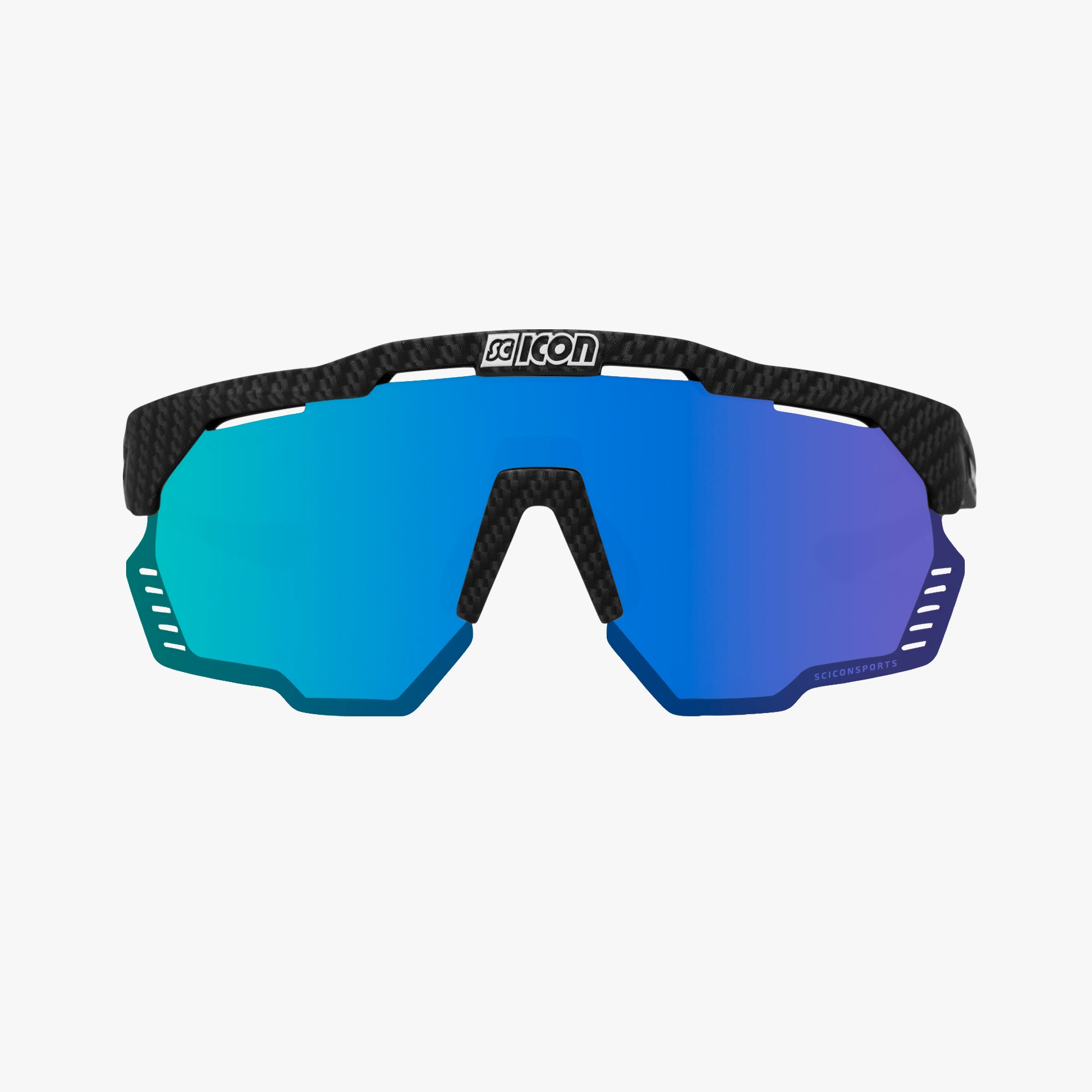 Carbon/Multimorror Blue Aeroshade Kunken XL Sport Sunglasses