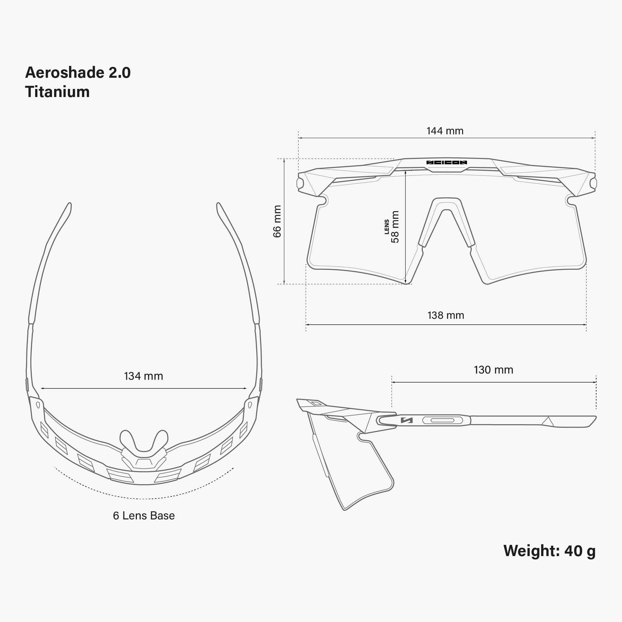 AEROSHADE 2.0 TITANIUM RX