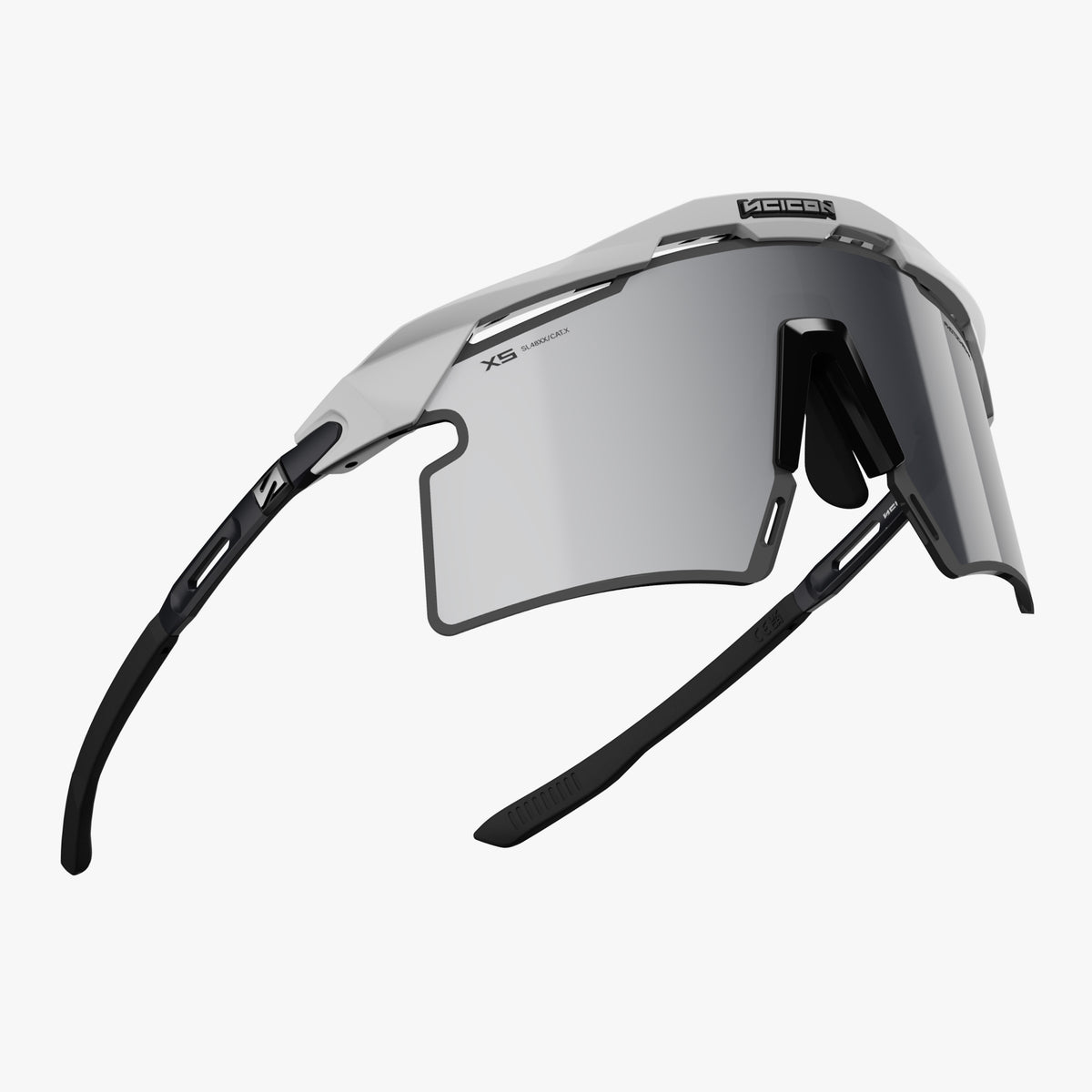 Aeroshade 2.0 Titanium XS White Matte Multimirror Silver fly
