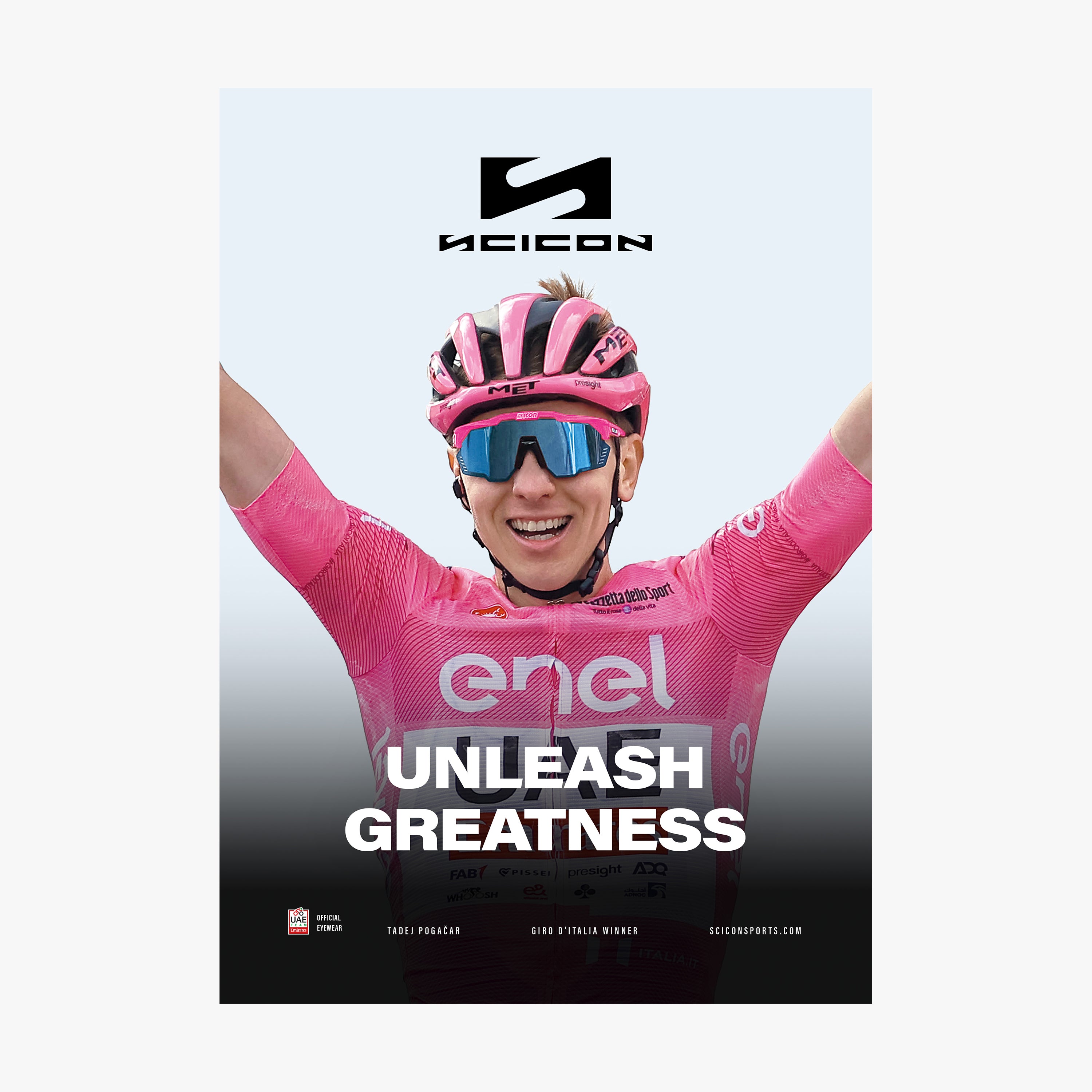 FABRIC POSTER POGAČAR GIRO 24