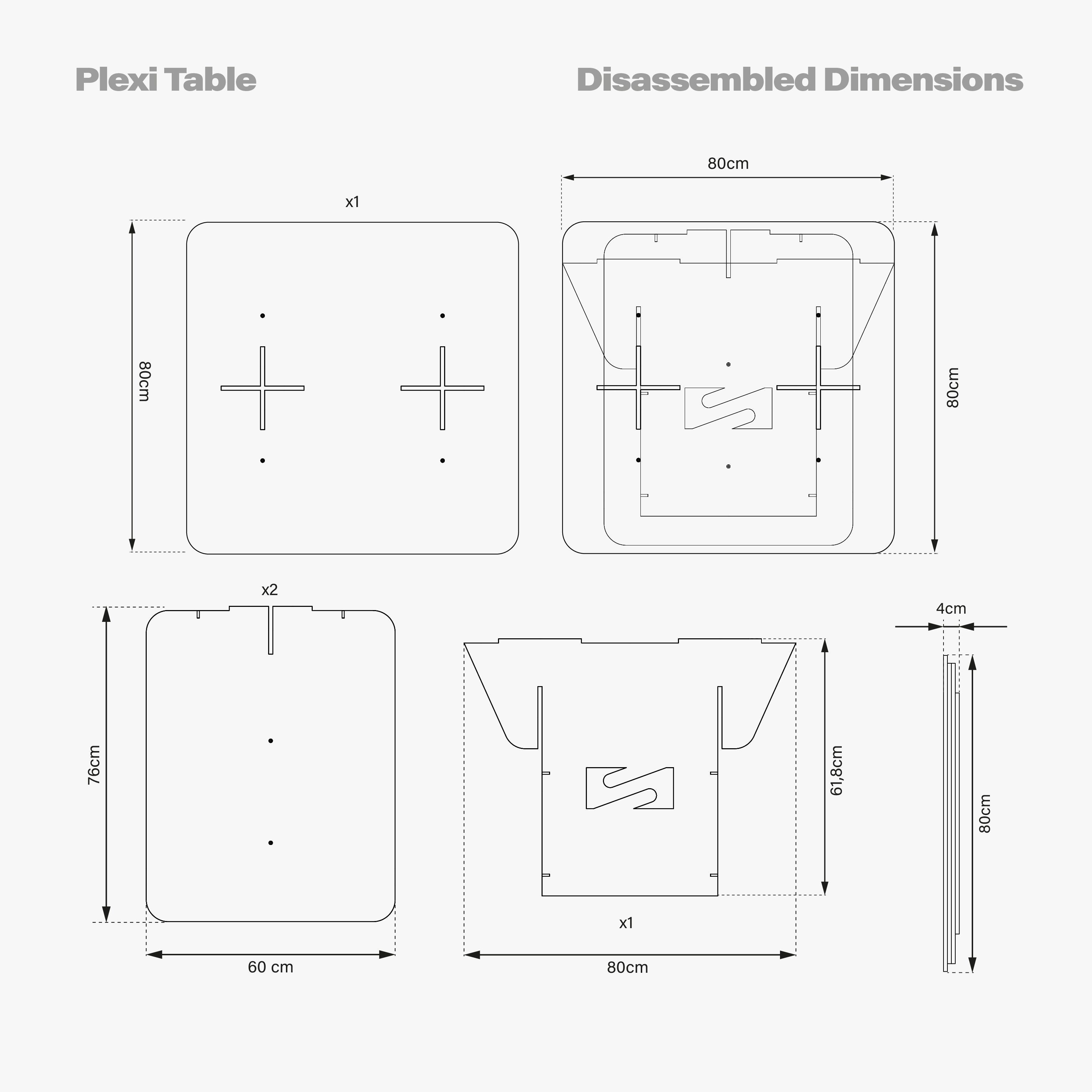 PLEXI TABLE