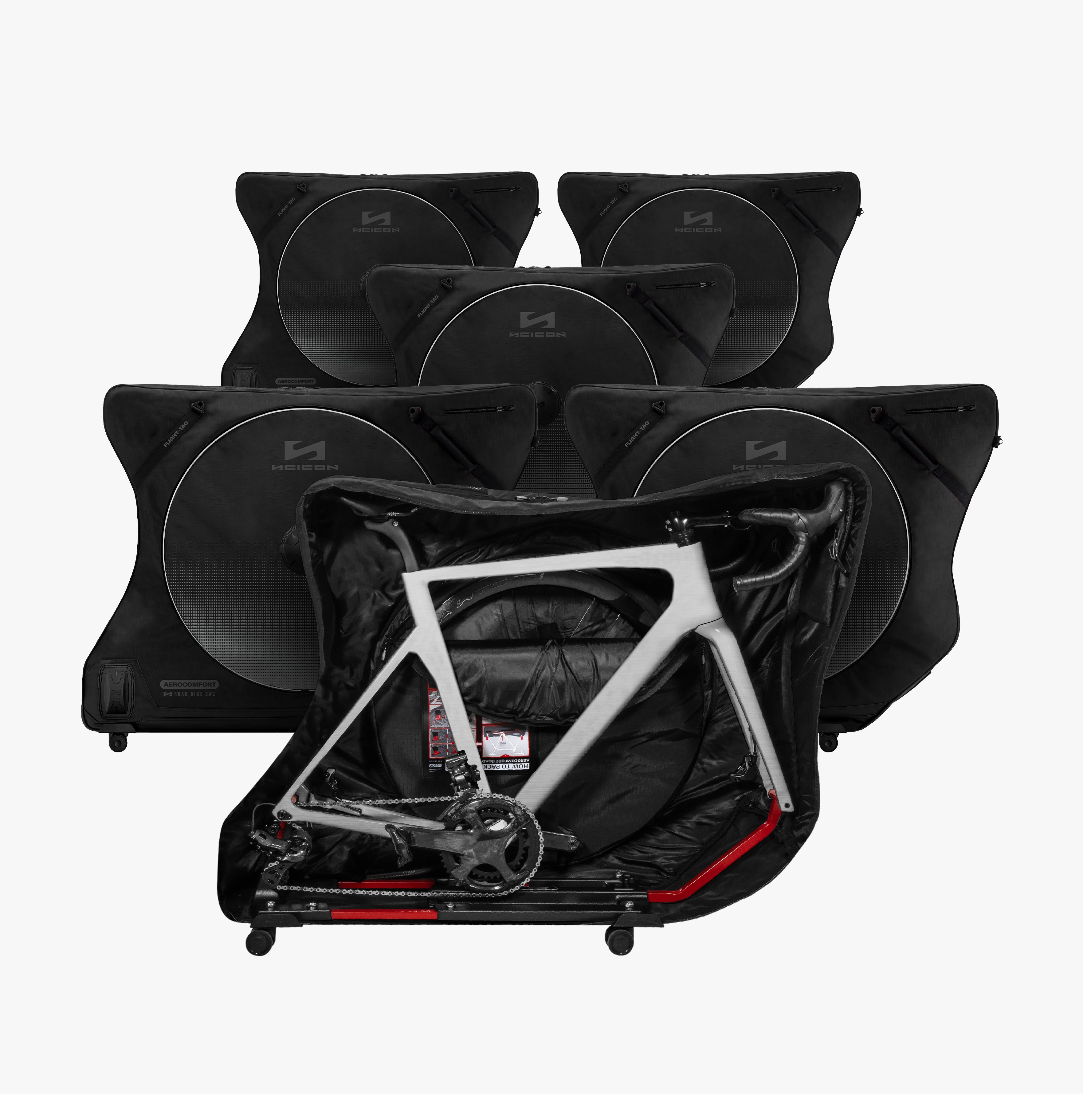 SCICON Team Six - Aerocomfort 3.0 Road Bike Travel Bag