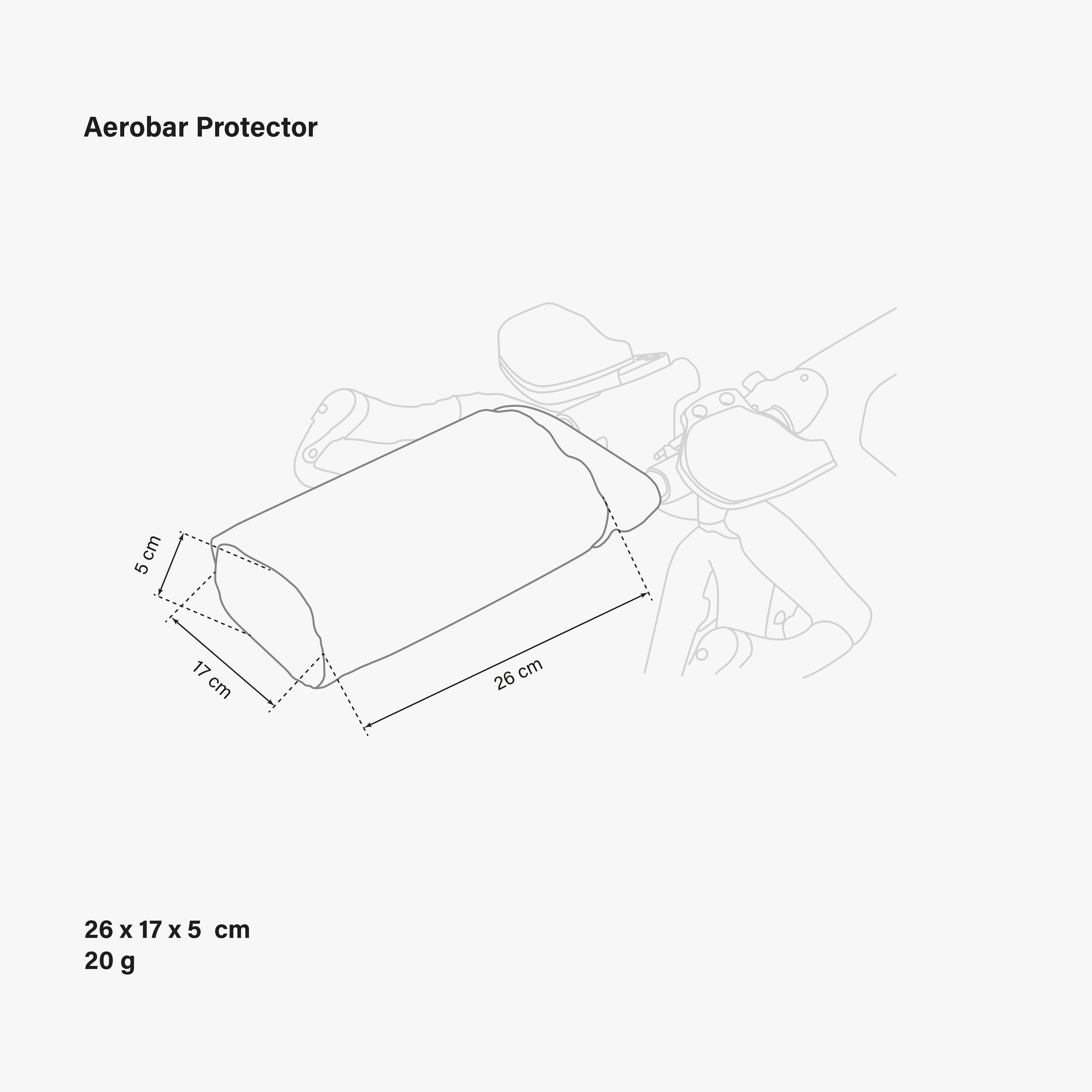 Aerobar Protector Dimensions