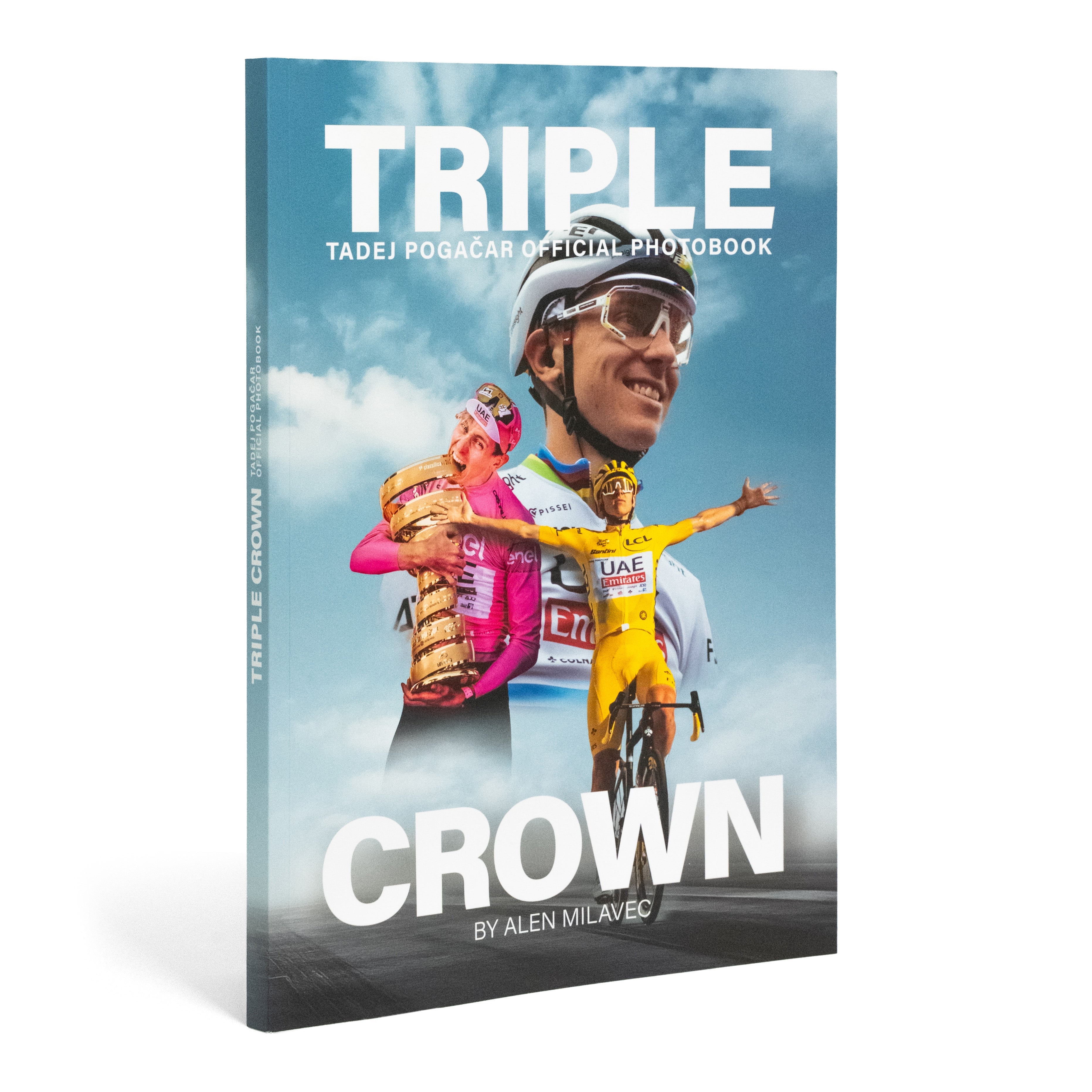 TADEJ POGAČAR TRIPLE CROWN PHOTOBOOK - SIGNED HARDCOVER